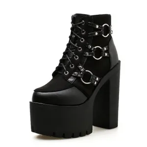 ANNU ATTIRE Gothica High Boots for Women