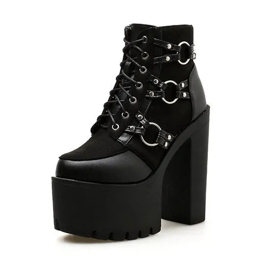 ANNU ATTIRE Gothica High Boots for Women