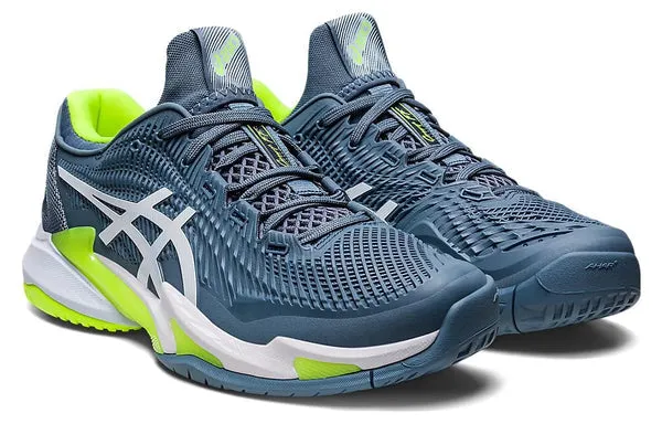 Asics Court FF 3 'Steel Blue Lime' sneakers, blue