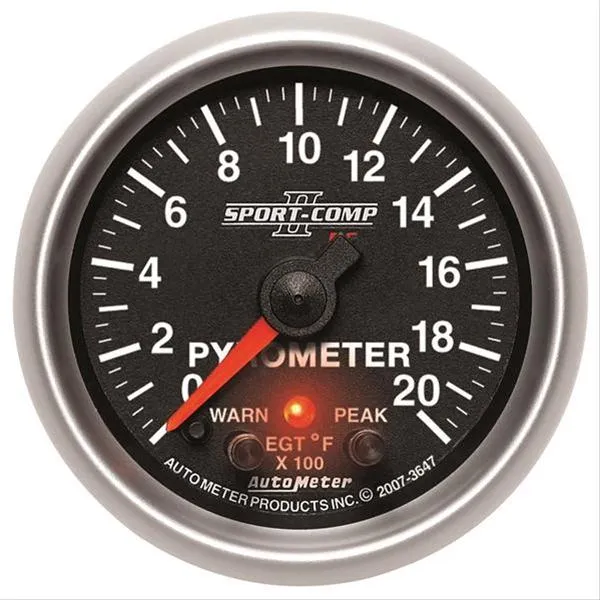AutoMeter Sport-Comp II Pro-Control Analog Gauges 3647