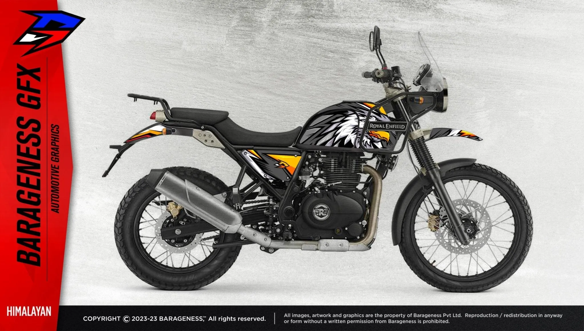 Barageness - RE  Himalayan Automotive Graphics