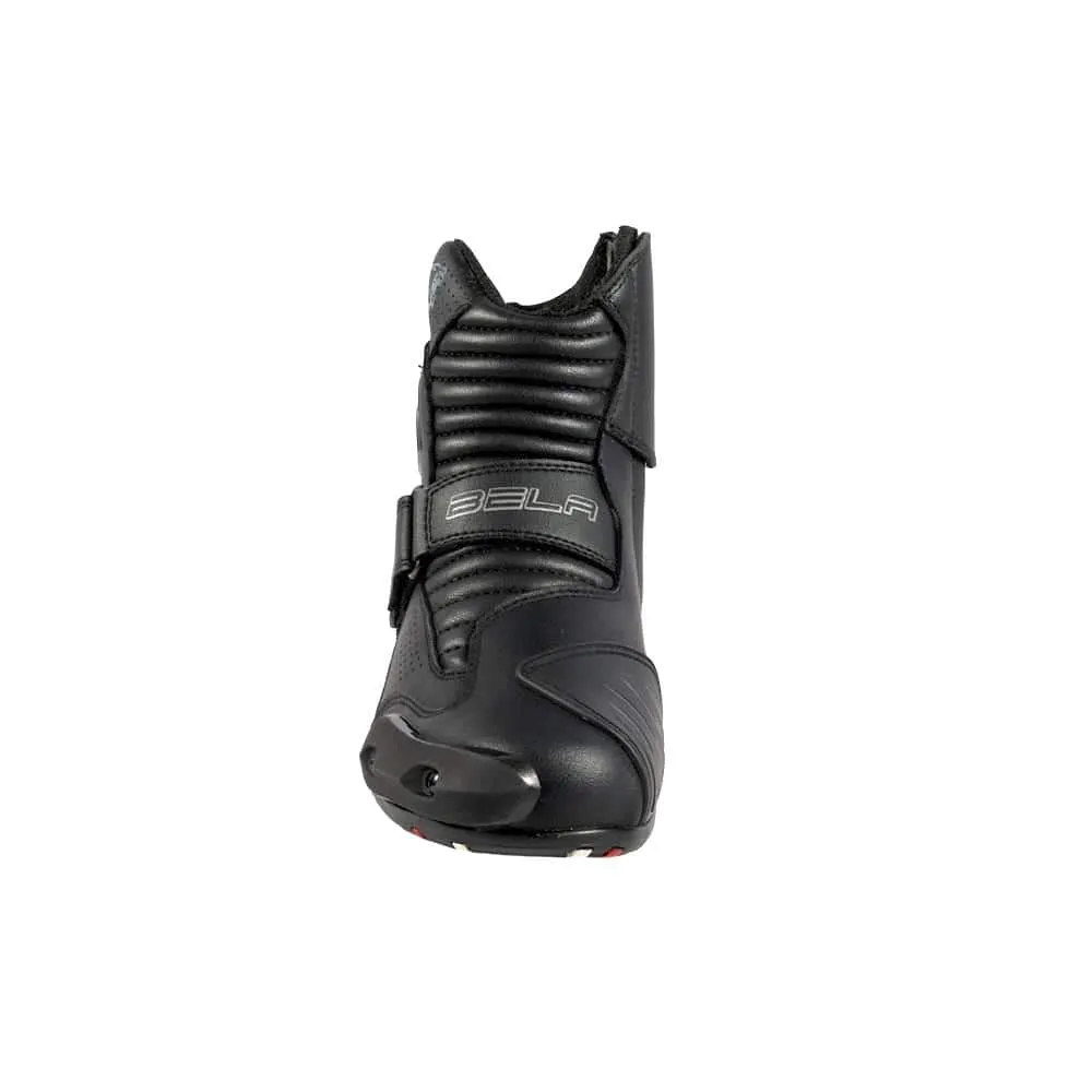 Bela Faster Motorcycle Short Racing Boots - Black
