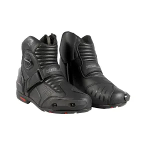 Bela Faster Motorcycle Short Racing Boots - Black