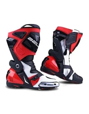 Bela Race Pro Motorcycle Racing Boots - Black/Red