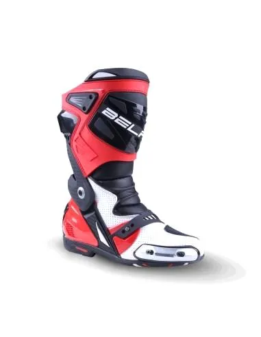 Bela Race Pro Motorcycle Racing Boots - Black/Red