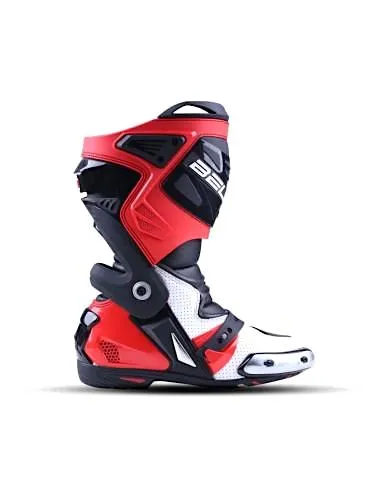Bela Race Pro Motorcycle Racing Boots - Black/Red