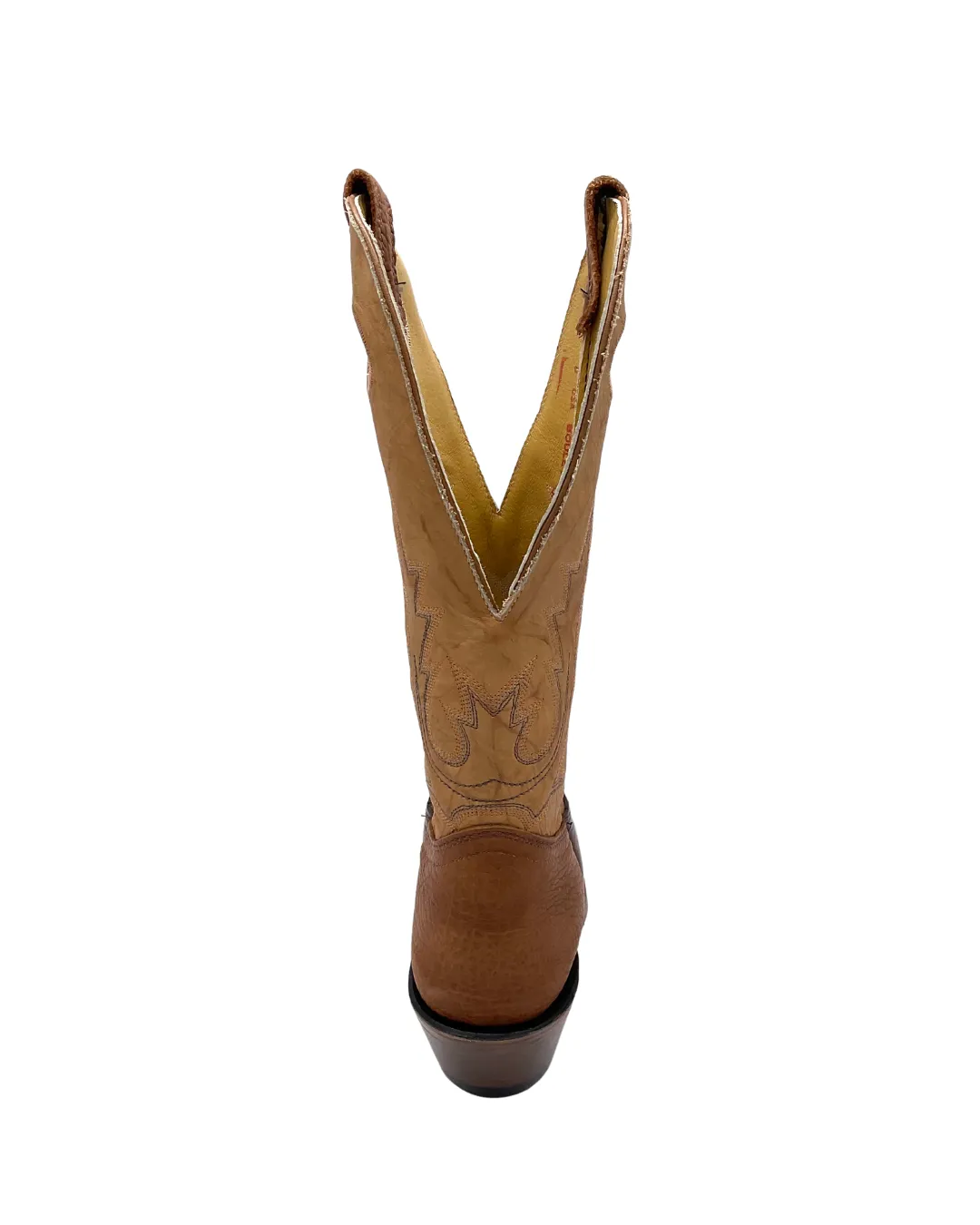'Boulet' Men's 13" Buckaroo Western Round Toe - Cognac / Butterscotch