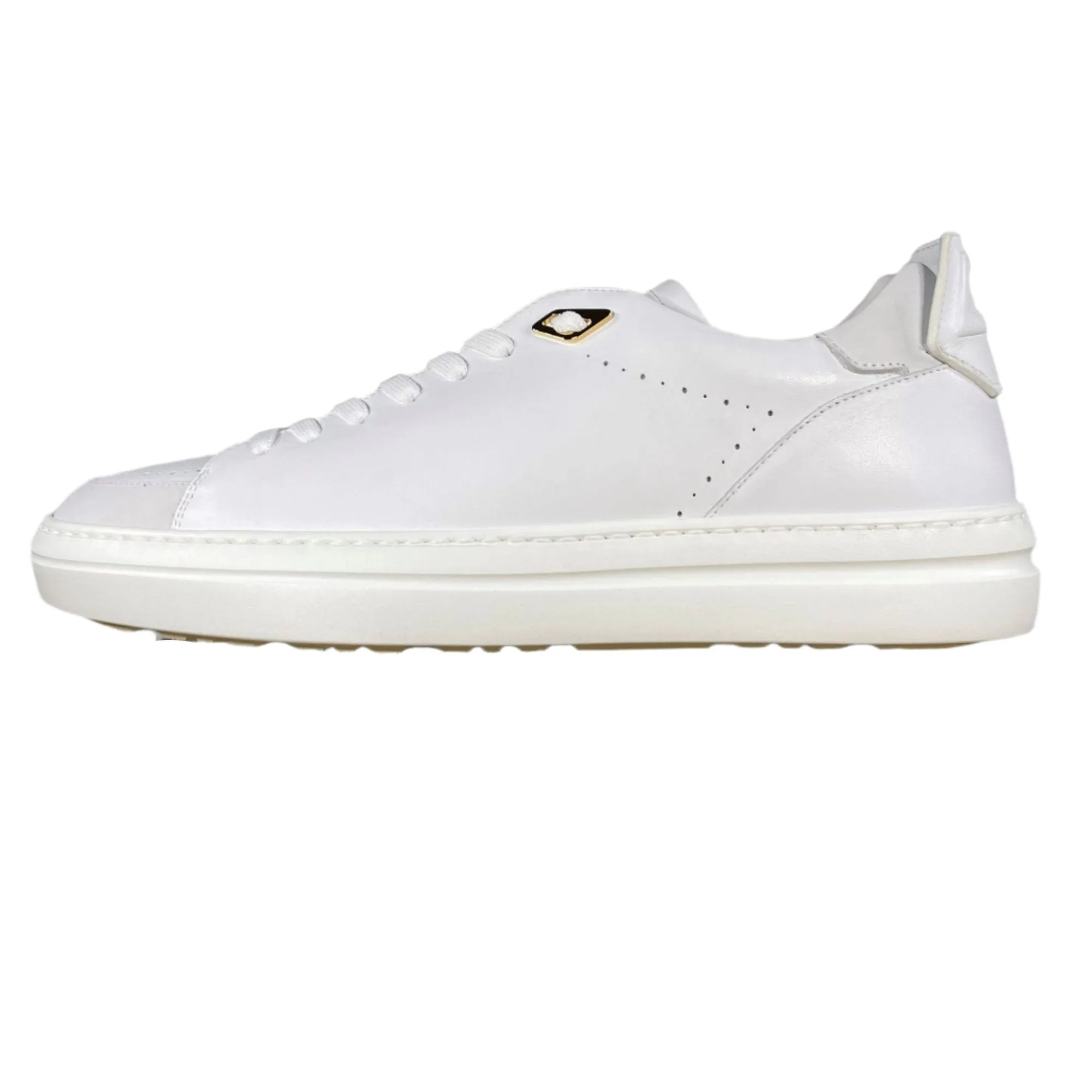 Buscemi Uno Sport White Leather Sneakers