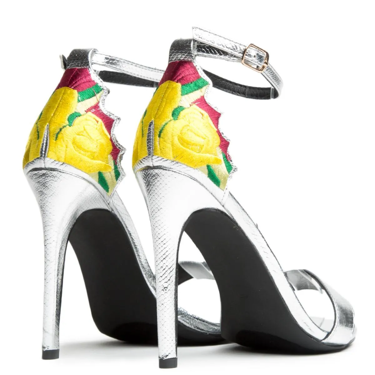 Cape Robbin Suzzy-66 Silver High Heel Silver