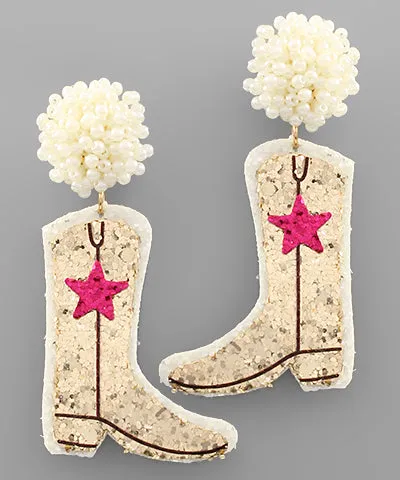 Cowboy Boots Earrings