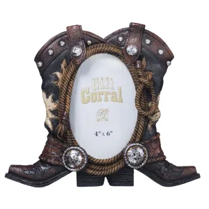 Cowboy Boots Photo Frame