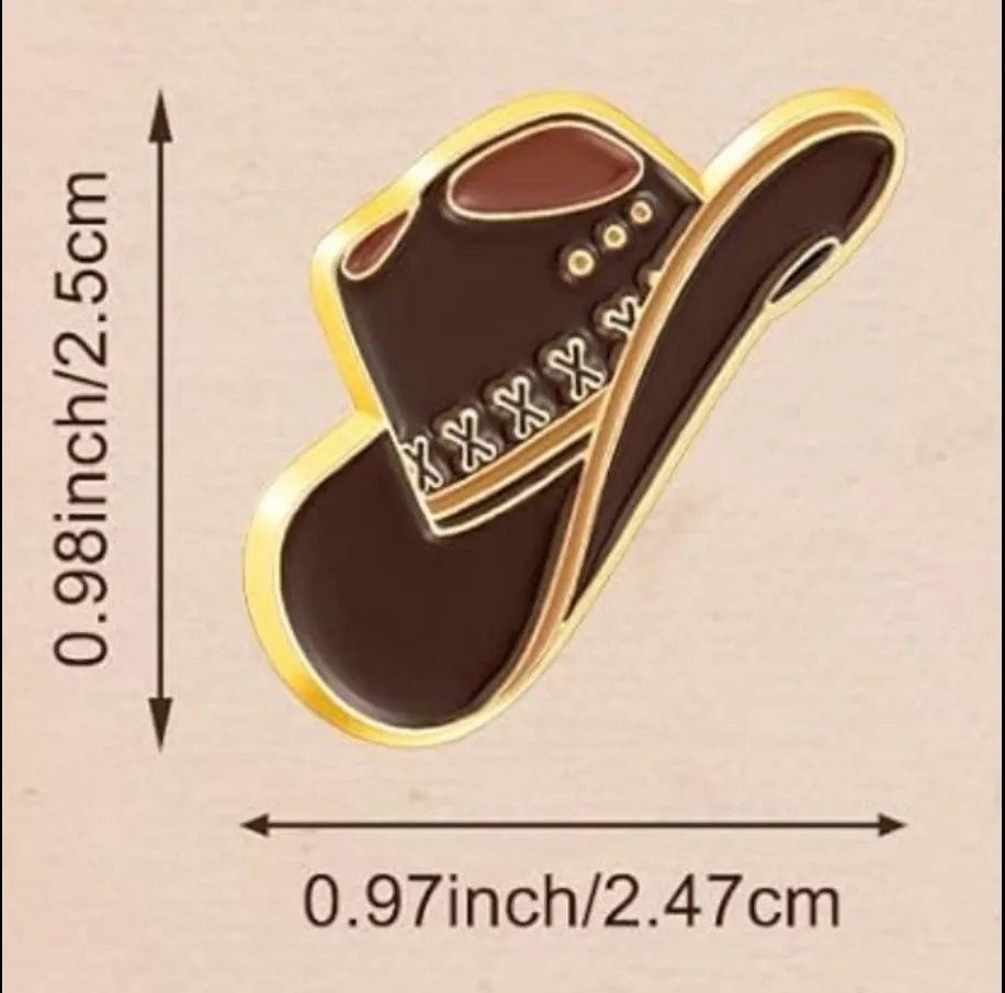 Cowboy Hat & Lapel Pins