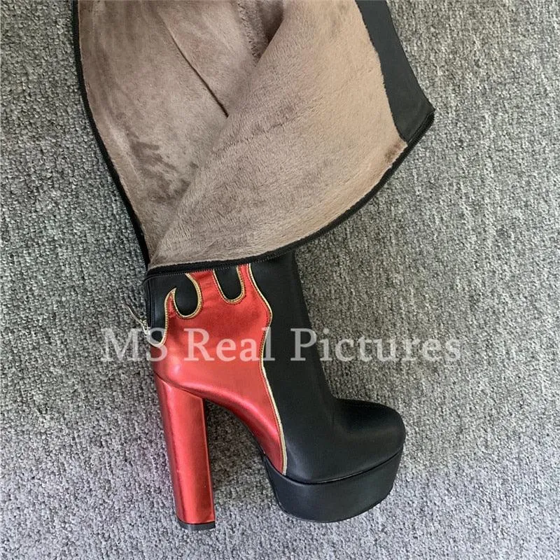 Flame Throwing Steppers Boots