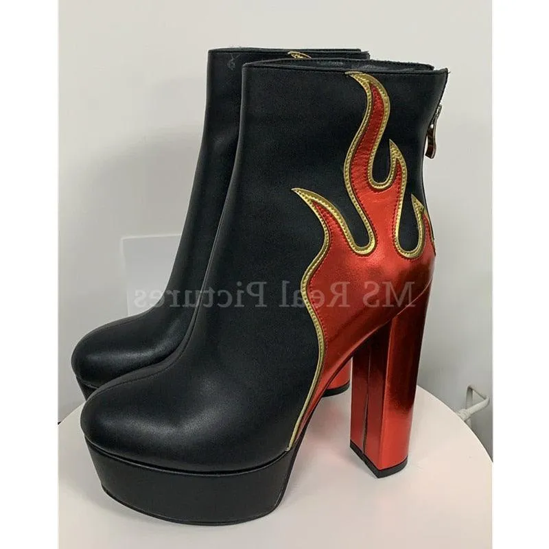 Flame Throwing Steppers Boots