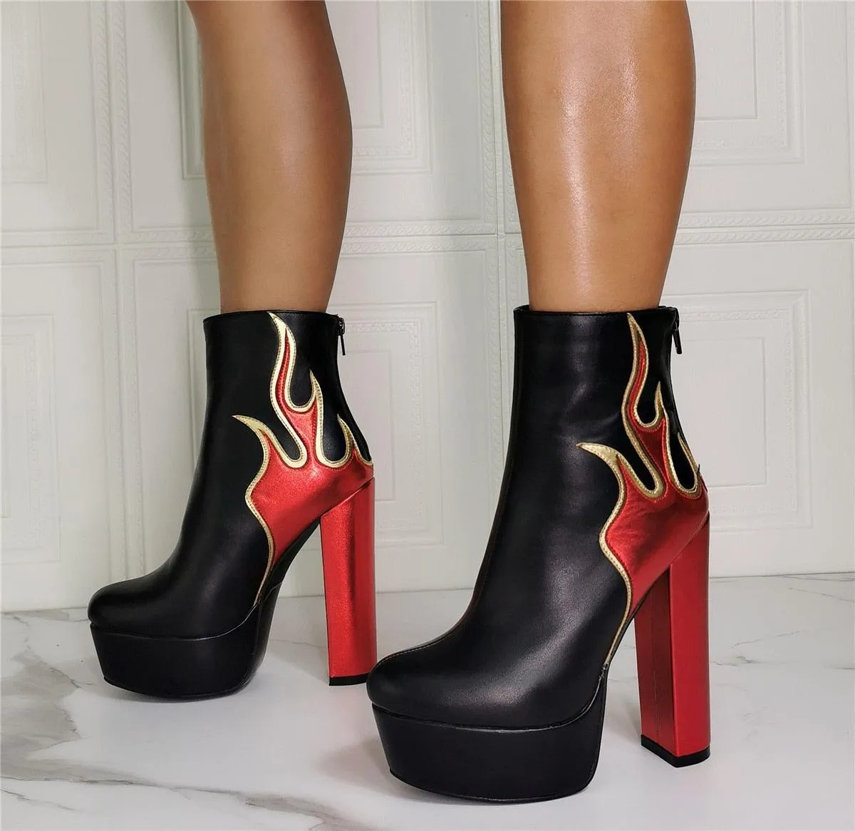 Flame Throwing Steppers Boots