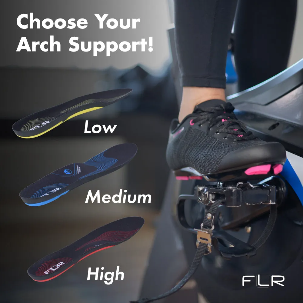 FLR Elite Cycling Insole High Arch