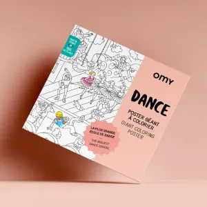 Giant Colouring Poster - Dance