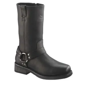 Harley-Davidson Men's Hustin 11-Inch Waterproof Harness Motorcycle Boots, Black D95353