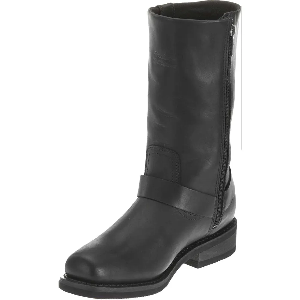 Harley-Davidson Men's Hustin 11-Inch Waterproof Harness Motorcycle Boots, Black D95353