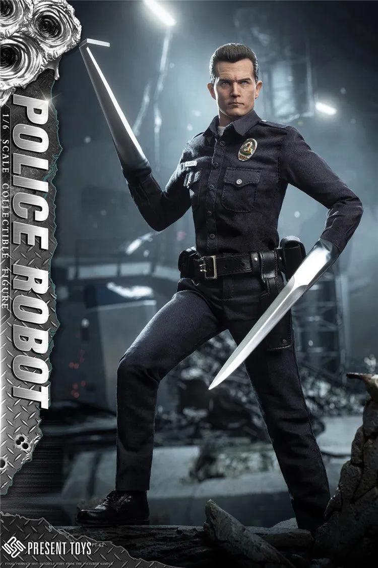 In-stock 1/6 Present Toys SP62 Police Robot Action Figure