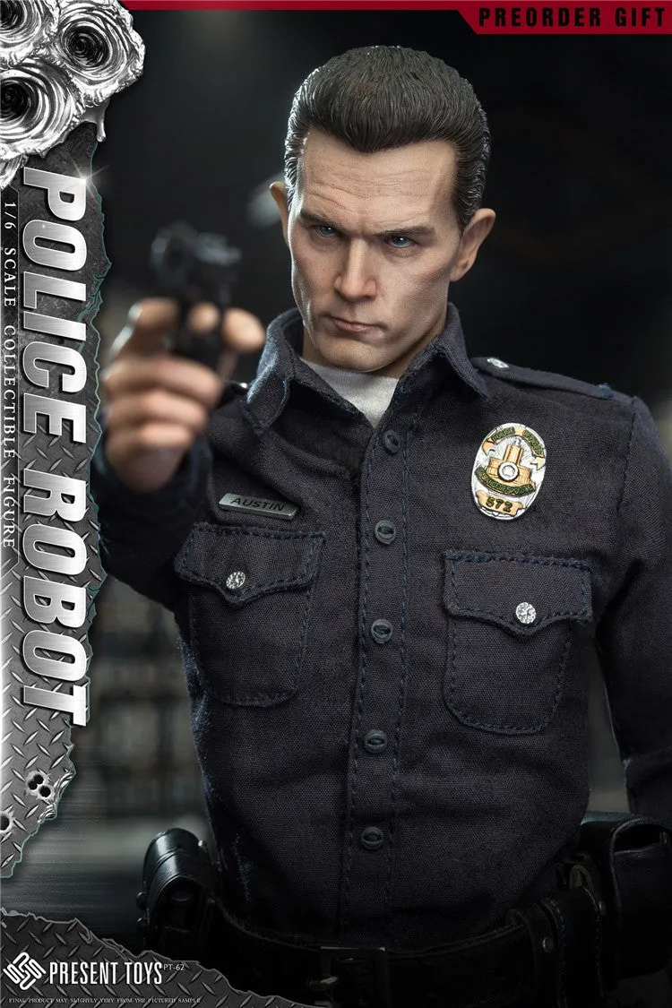 In-stock 1/6 Present Toys SP62 Police Robot Action Figure
