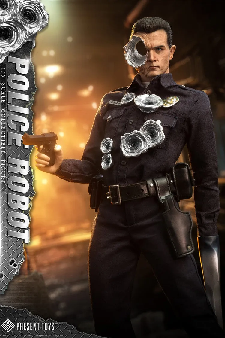 In-stock 1/6 Present Toys SP62 Police Robot Action Figure