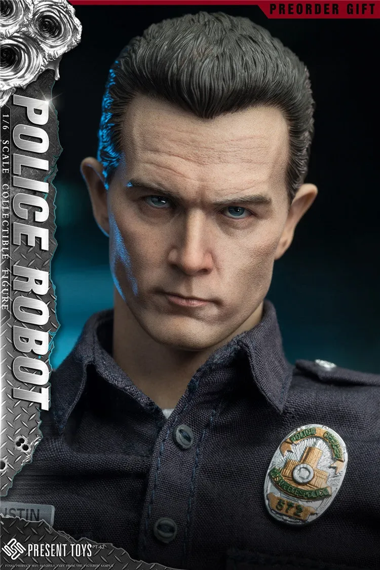 In-stock 1/6 Present Toys SP62 Police Robot Action Figure