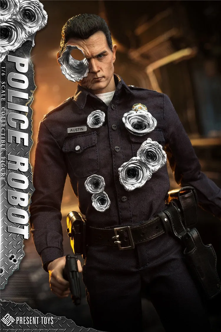 In-stock 1/6 Present Toys SP62 Police Robot Action Figure