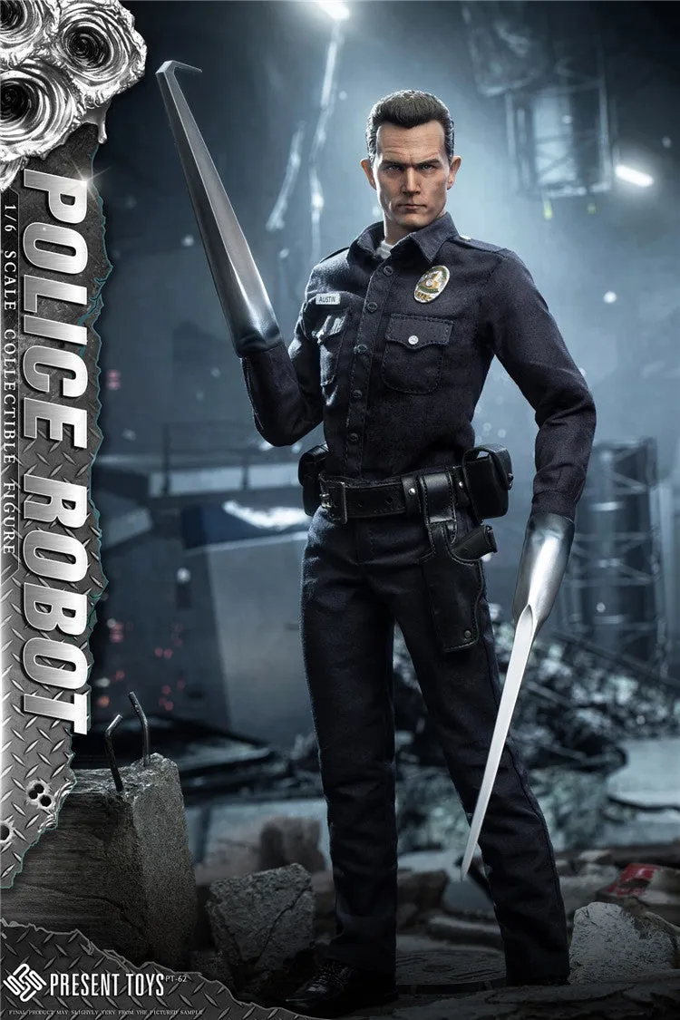 In-stock 1/6 Present Toys SP62 Police Robot Action Figure