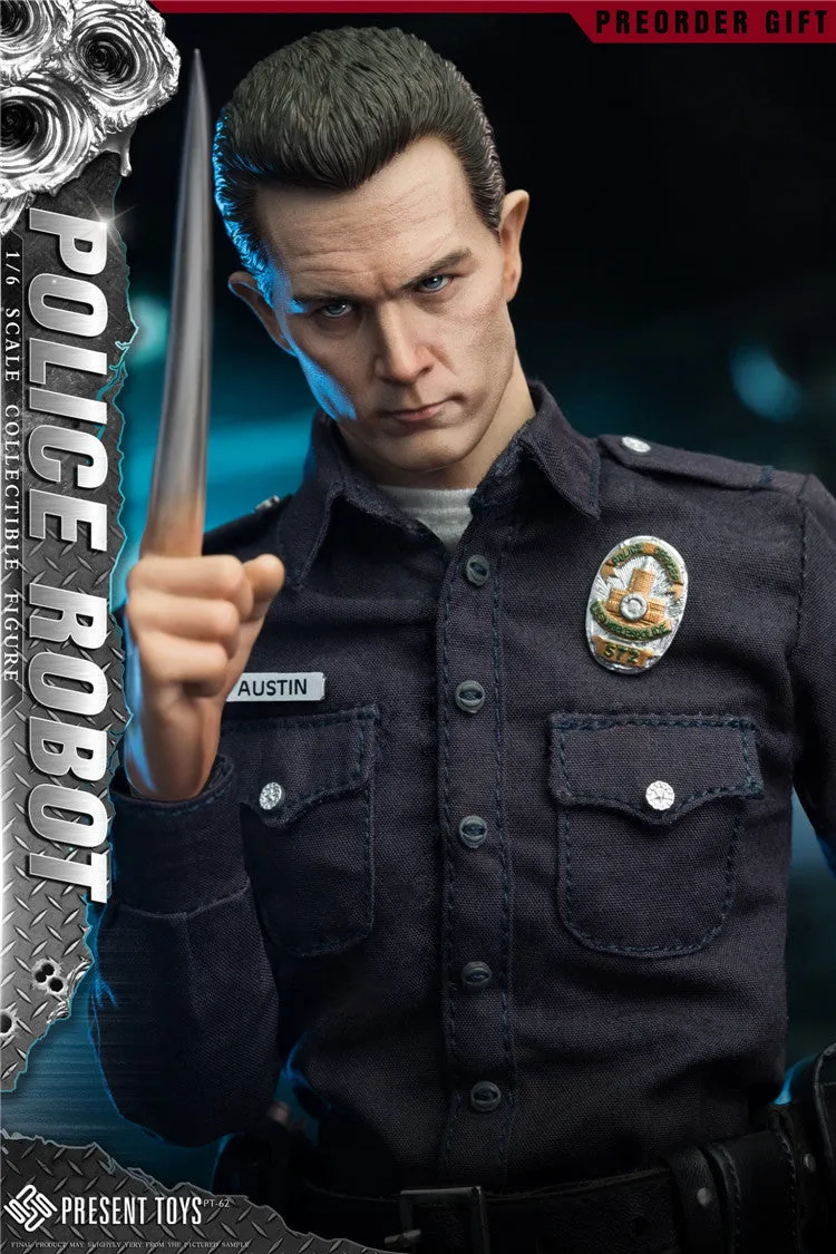 In-stock 1/6 Present Toys SP62 Police Robot Action Figure