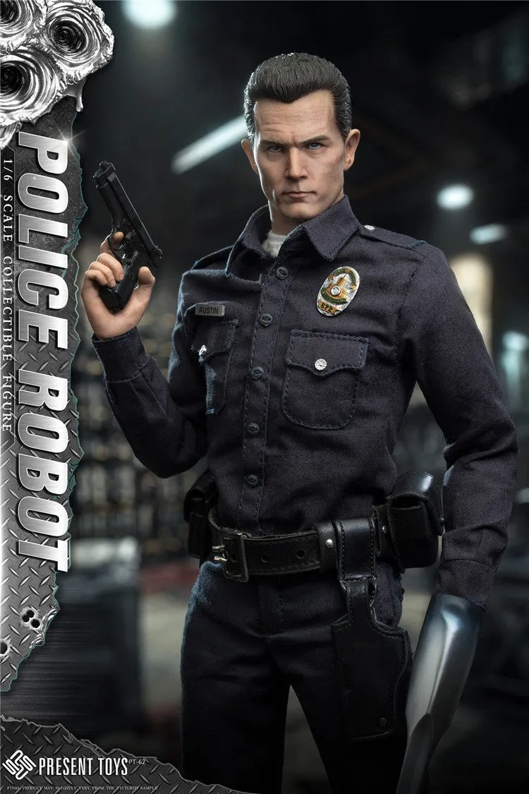 In-stock 1/6 Present Toys SP62 Police Robot Action Figure