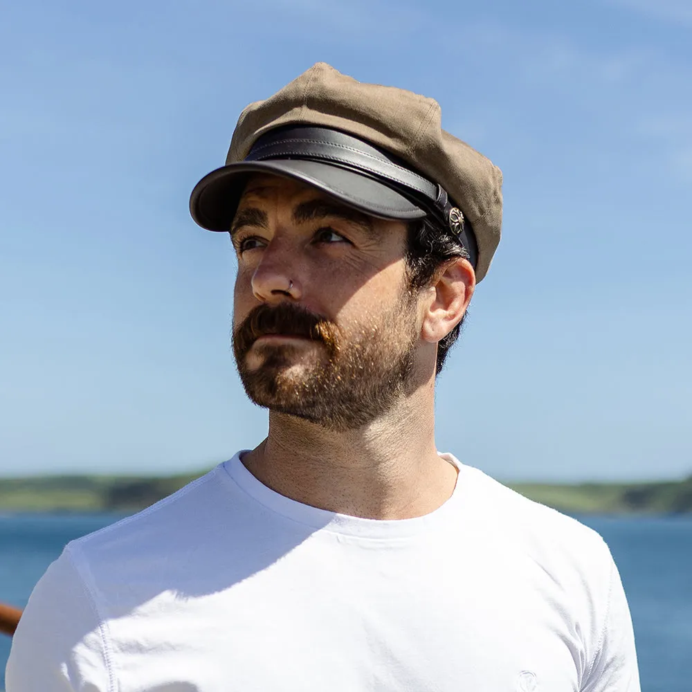 Jaxon & James Rebel Motorcycle Cap - British Tan
