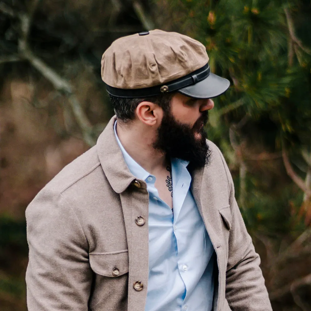 Jaxon & James Rebel Motorcycle Cap - British Tan