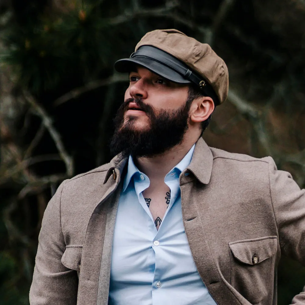Jaxon & James Rebel Motorcycle Cap - British Tan
