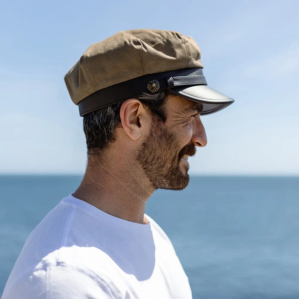 Jaxon & James Rebel Motorcycle Cap - British Tan