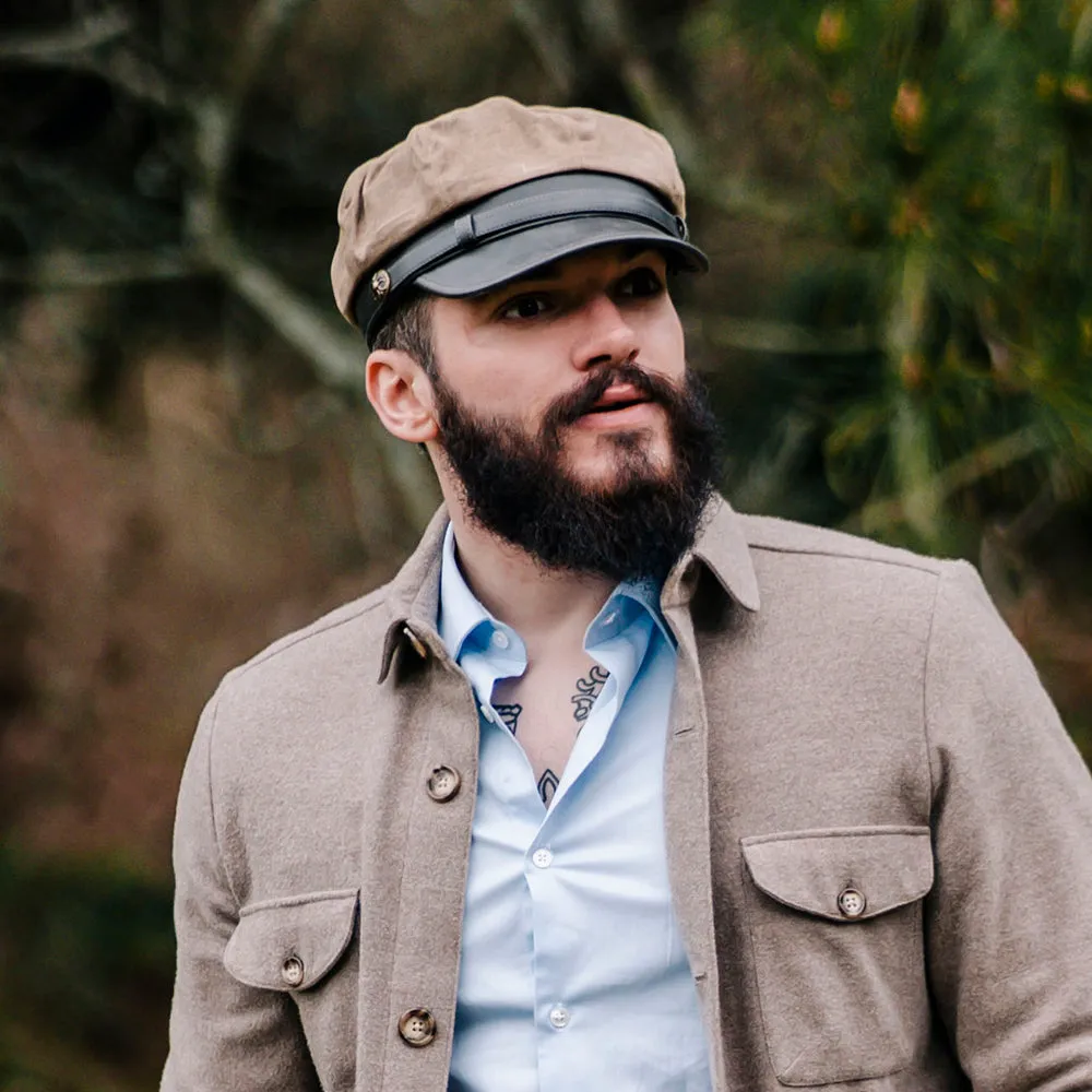 Jaxon & James Rebel Motorcycle Cap - British Tan
