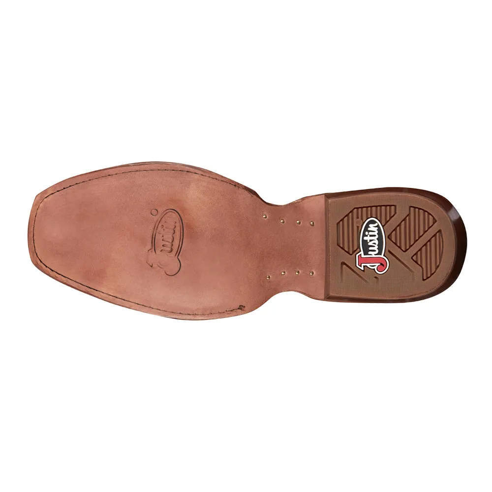 Jimmy Embroidered Square Toe Embroidered Cowboy Boots