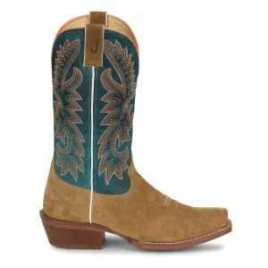 Jimmy Embroidered Square Toe Embroidered Cowboy Boots
