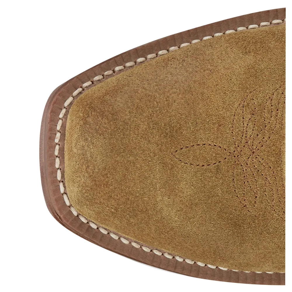 Jimmy Embroidered Square Toe Embroidered Cowboy Boots