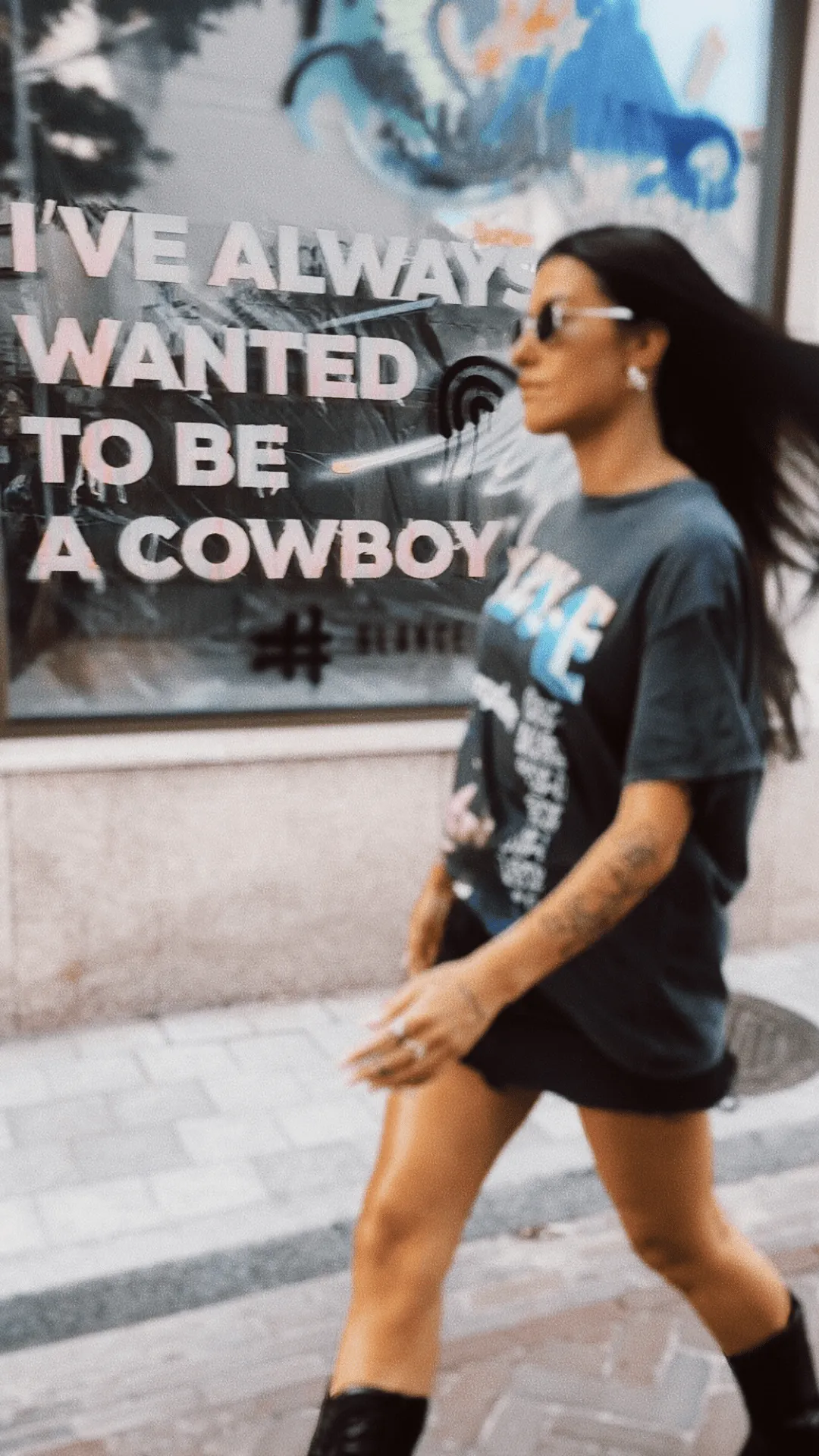 Juodi Kaubojiški batai moterims - Black Cowboy boots for Women