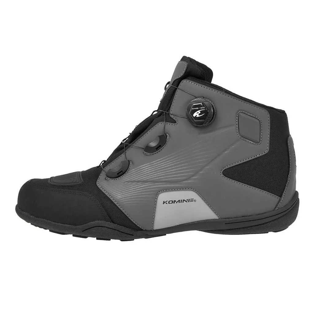 KOMINE BK-096 DIAL FIT WATERPROOF MOTORCYCLE RIDING SHOES