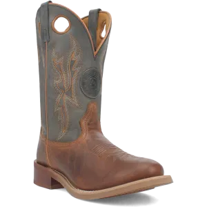 Laredo Cowboy Approved Brown/Grey Dawson Round Toe Boots for Men