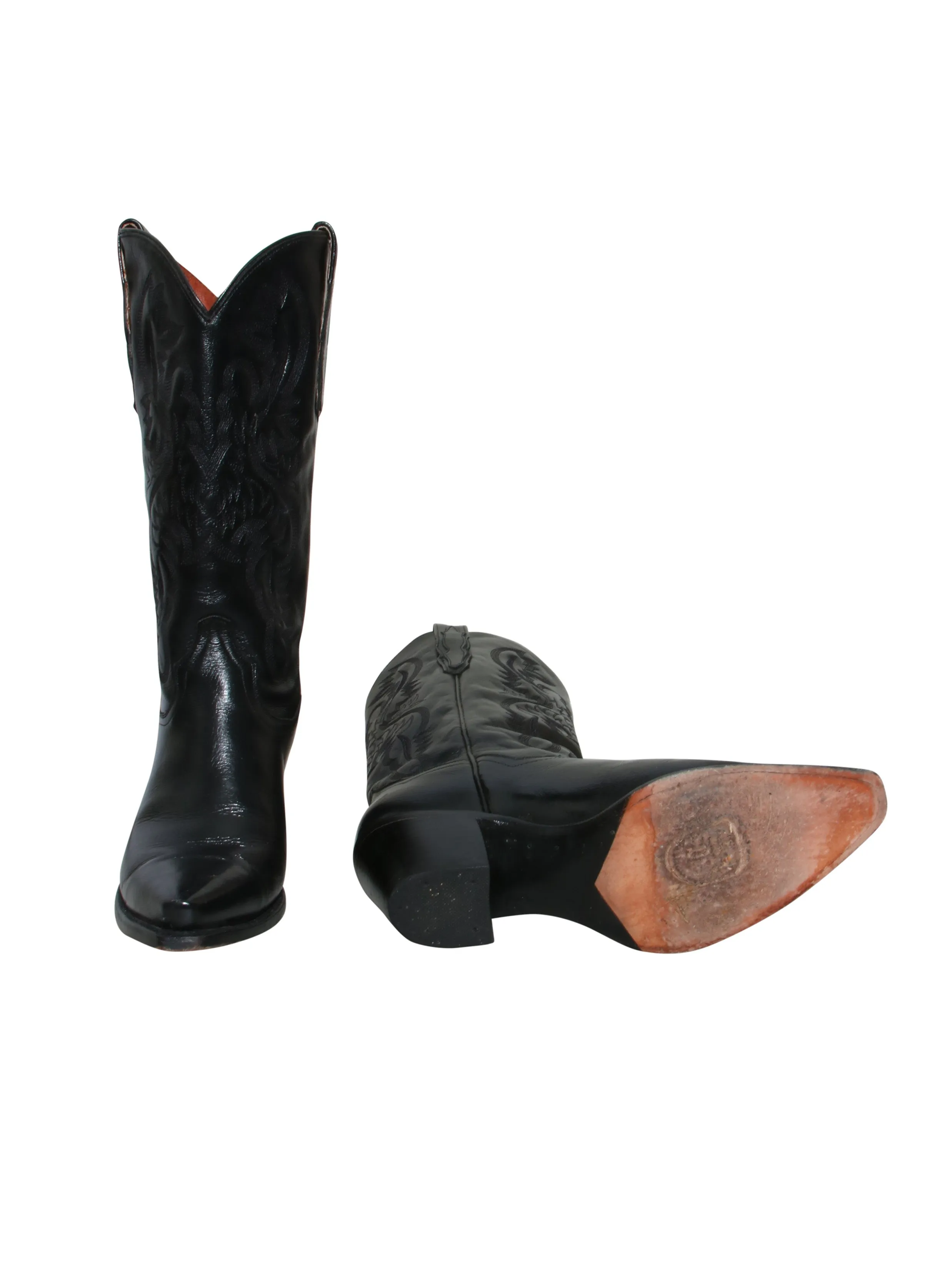 Leather Cowboy Boots