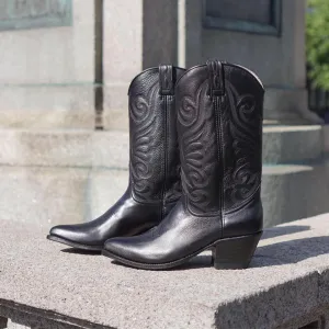 Lia cowboy boots - black