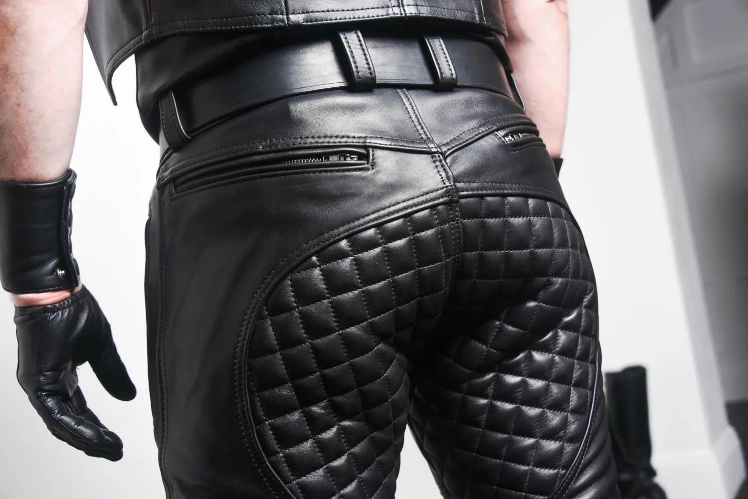 Longhorn Leather Jeans