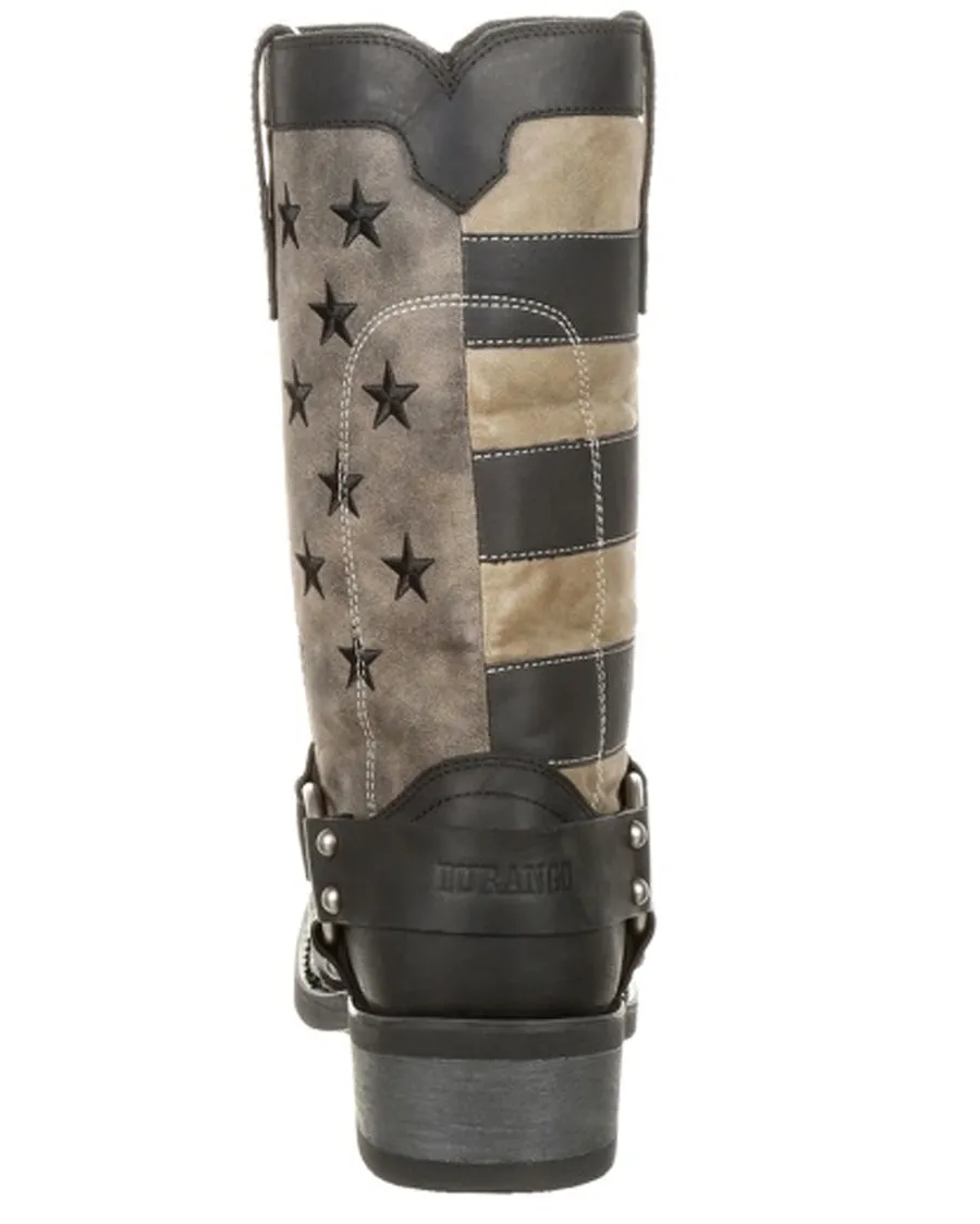 Men's Faded Flag Harness Boots