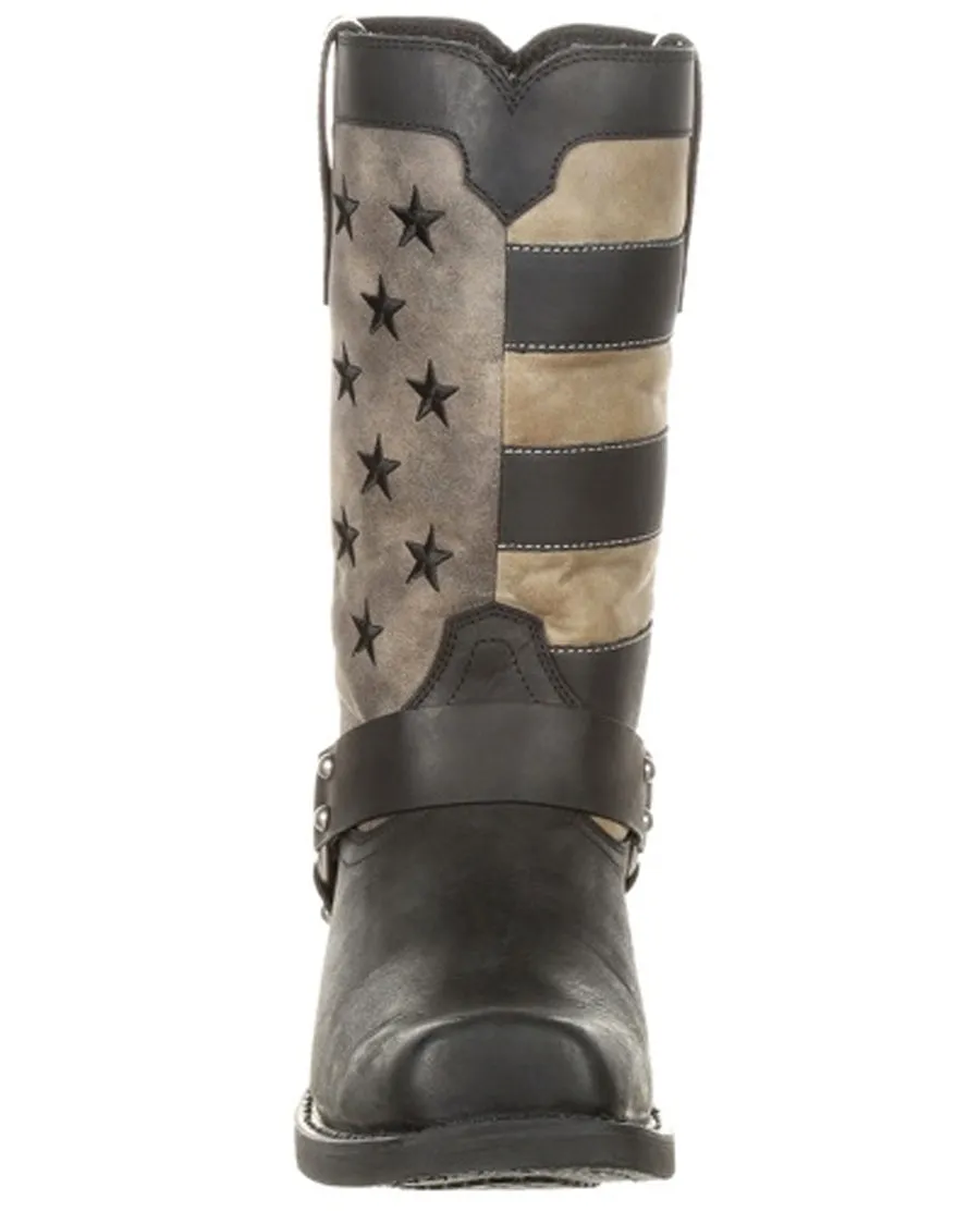 Men's Faded Flag Harness Boots