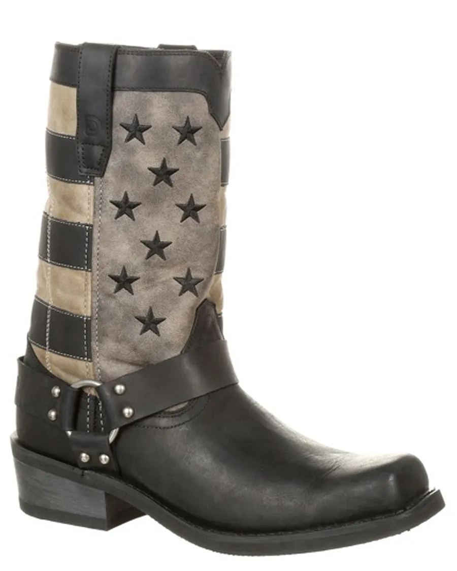 Men's Faded Flag Harness Boots
