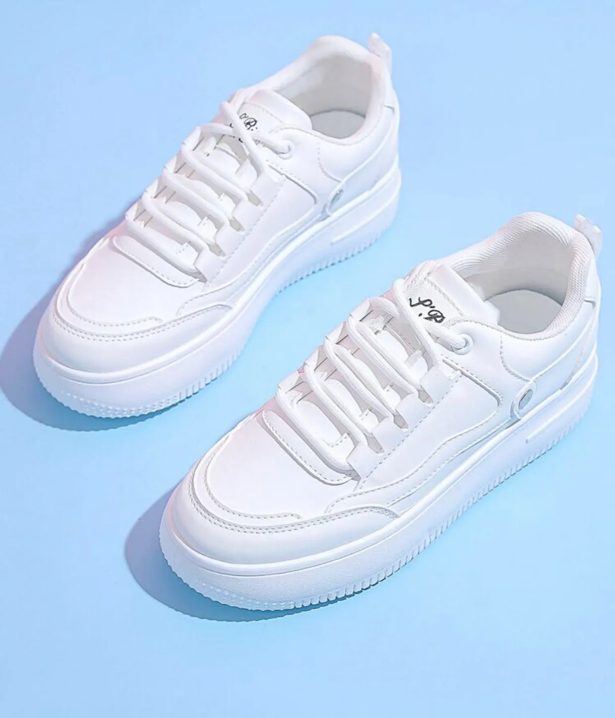 Minimalist lace up front skate shoes