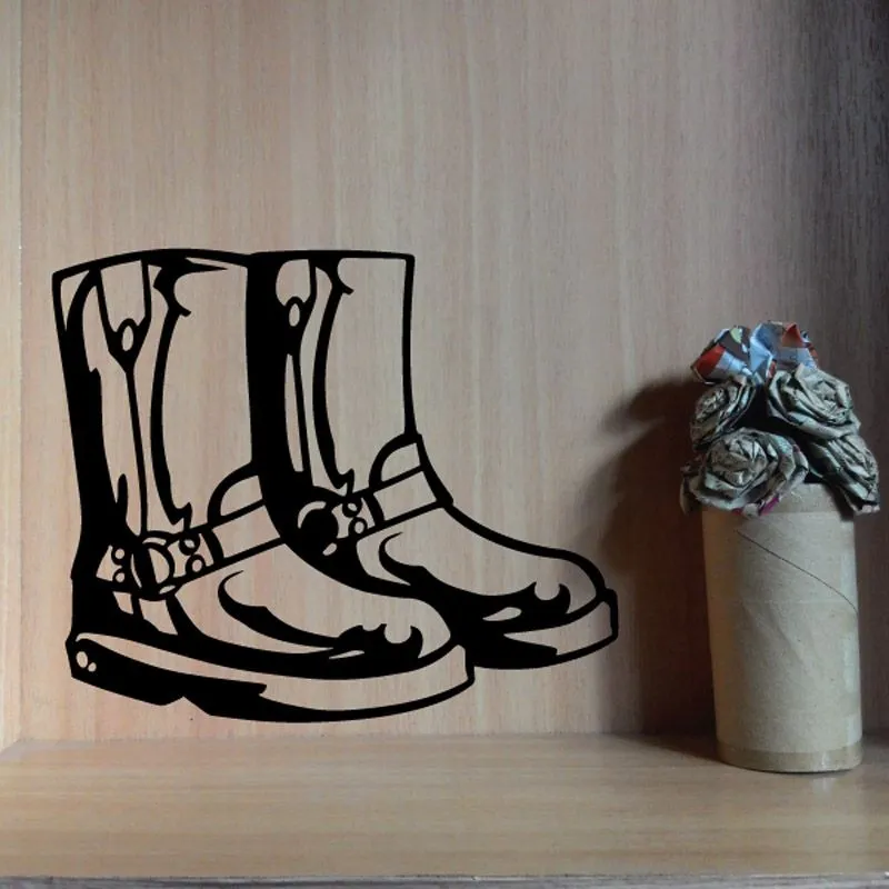 Motorcycle Boots Decal